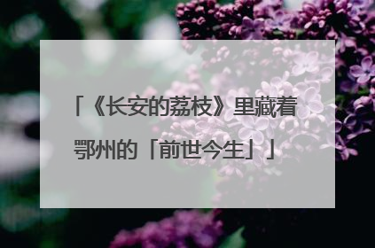 《长安的荔枝》里藏着鄂州的「前世今生」