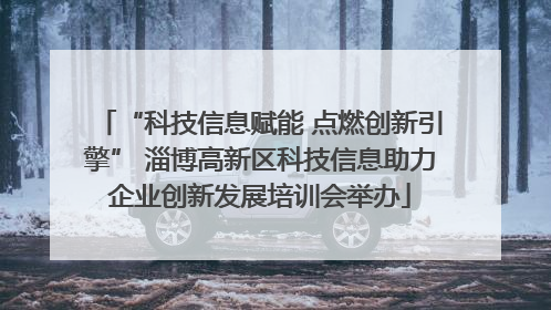 “科技信息赋能 点燃创新引擎” 淄博高新区科技信息助力企业创新发展培训会举办