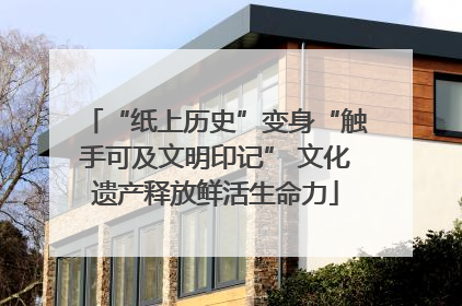 “纸上历史”变身“触手可及文明印记” 文化遗产释放鲜活生命力