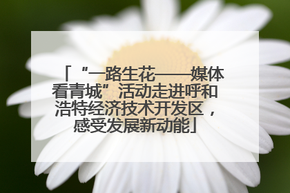 “一路生花——媒体看青城”活动走进呼和浩特经济技术开发区，感受发展新动能