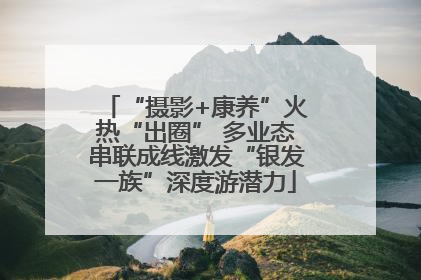 “摄影+康养”火热“出圈” 多业态串联成线激发“银发一族”深度游潜力