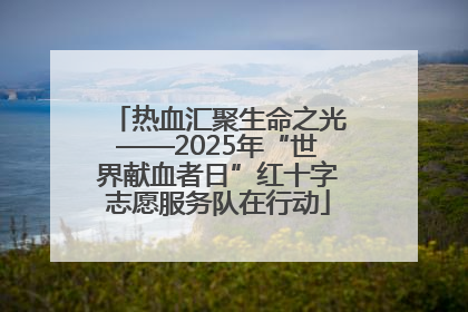 热血汇聚生命之光——2025年“世界献血者日”红十字志愿服务队在行动