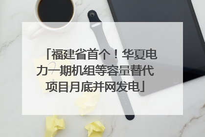 福建省首个！华夏电力一期机组等容量替代项目月底并网发电