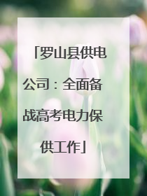 罗山县供电公司：全面备战高考电力保供工作