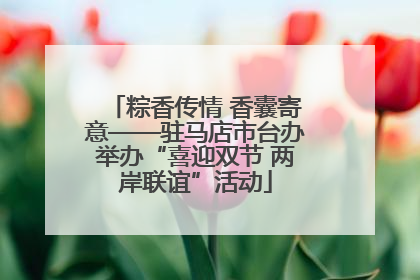 粽香传情 香囊寄意——驻马店市台办举办“喜迎双节 两岸联谊”活动
