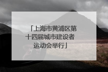 上海市黄浦区第十四届城市建设者运动会举行