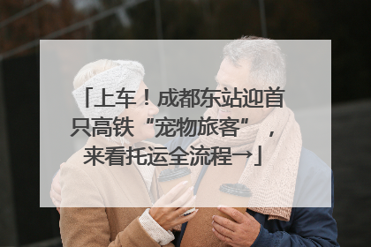 上车！成都东站迎首只高铁“宠物旅客”，来看托运全流程→