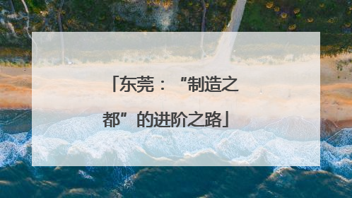 东莞：“制造之都”的进阶之路