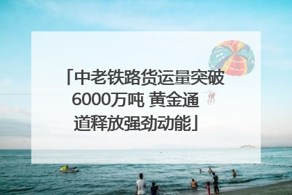 中老铁路货运量突破6000万吨 黄金通道释放强劲动能