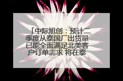中际旭创：预计二季度从泰国厂出货量已能全面满足北美客户订单需求 将在泰国进一步扩充产能