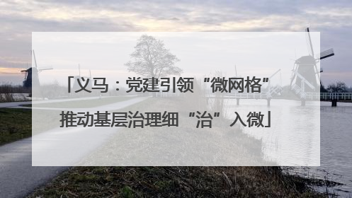 义马：党建引领“微网格” 推动基层治理细“治”入微