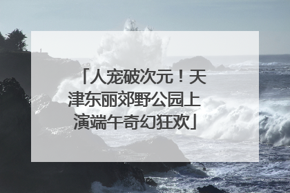 人宠破次元！天津东丽郊野公园上演端午奇幻狂欢