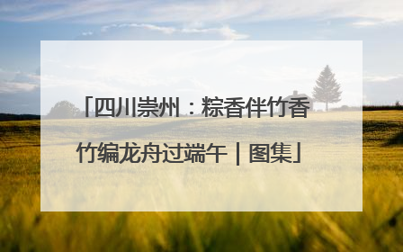 四川崇州：粽香伴竹香 竹编龙舟过端午｜图集