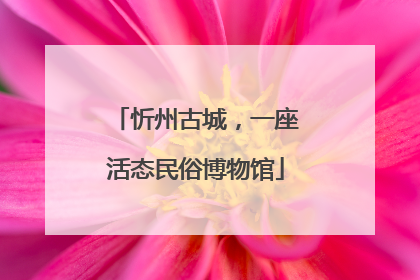 忻州古城，一座活态民俗博物馆