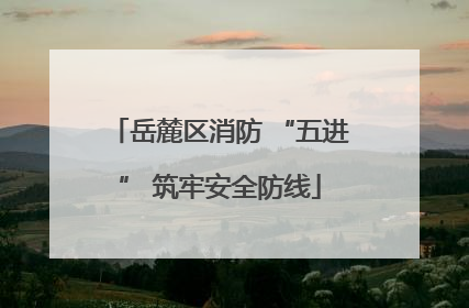 岳麓区消防 “五进” 筑牢安全防线