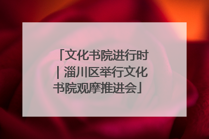 文化书院进行时｜淄川区举行文化书院观摩推进会