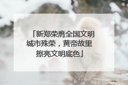 新郑荣膺全国文明城市殊荣，黄帝故里擦亮文明底色