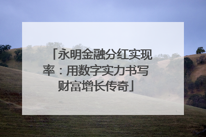 永明金融分红实现率：用数字实力书写财富增长传奇
