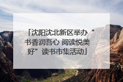 沈阳沈北新区举办“书香润吾心 阅读悦美好”读书市集活动