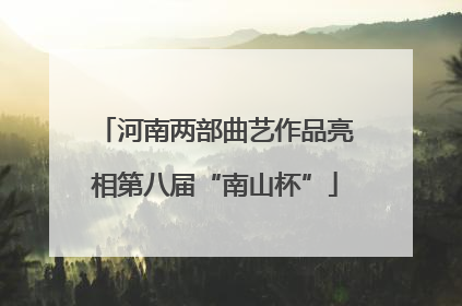 河南两部曲艺作品亮相第八届“南山杯”