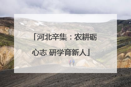 河北辛集：农耕砺心志 研学育新人