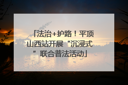 法治+护路！平顶山西站开展“沉浸式”联合普法活动