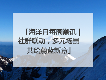 海洋月每周潮讯｜社群联动，多元场景共绘蔚蓝新章
