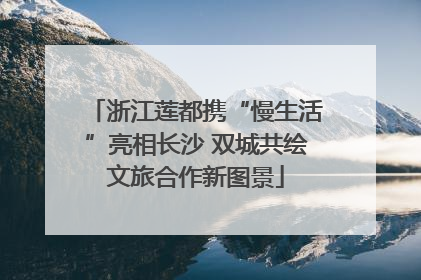 浙江莲都携“慢生活”亮相长沙 双城共绘文旅合作新图景