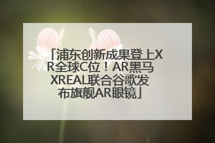 浦东创新成果登上XR全球C位！AR黑马XREAL联合谷歌发布旗舰AR眼镜
