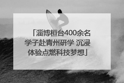 淄博桓台400余名学子赴青州研学 沉浸体验点燃科技梦想
