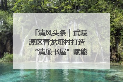 清风头条｜武陵源区青龙垭村打造“清廉书屋”赋能乡村振兴新风尚