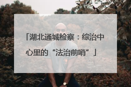 湖北通城检察：综治中心里的“法治前哨”