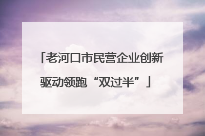 老河口市民营企业创新驱动领跑“双过半”