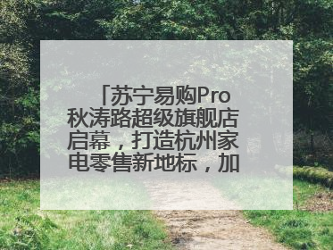 苏宁易购Pro秋涛路超级旗舰店启幕，打造杭州家电零售新地标，加速“大店攻略”全省布局
