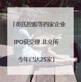 英氏控股等四家企业IPO获受理 北交所今年已达25家