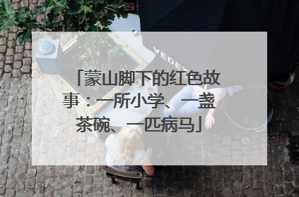 蒙山脚下的红色故事：一所小学、一盏茶碗、一匹病马