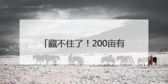 藏不住了！200亩有机农场+免费遛娃乐园