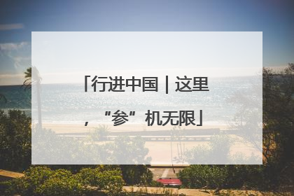 行进中国｜这里，“参”机无限