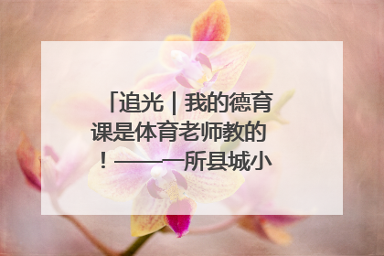 追光｜我的德育课是体育老师教的！——一所县城小学的思政课改革