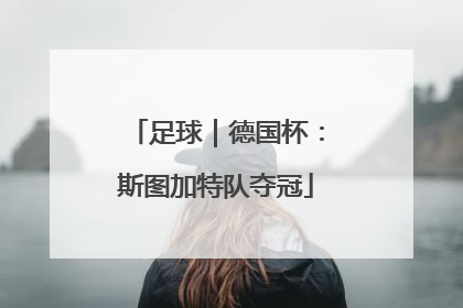 足球｜德国杯：斯图加特队夺冠