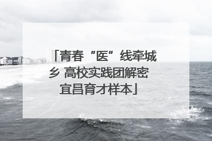 青春“医”线牵城乡 高校实践团解密宜昌育才样本