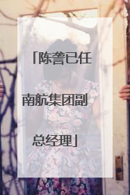 陈詟已任南航集团副总经理