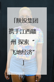 陕投集团携手江西赣州 探索“飞地经济”