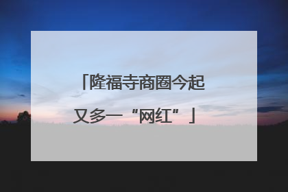 隆福寺商圈今起又多一“网红”