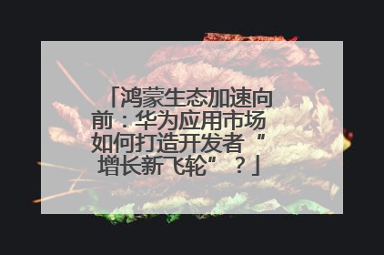 鸿蒙生态加速向前：华为应用市场如何打造开发者“增长新飞轮”？