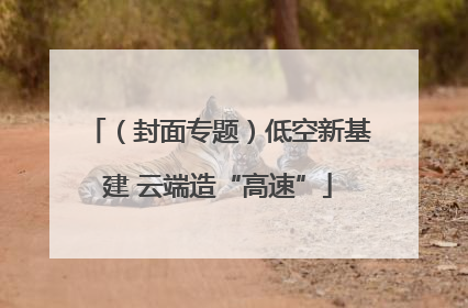 （封面专题）低空新基建 云端造“高速”