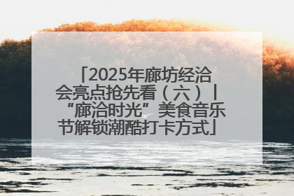 2025年廊坊经洽会亮点抢先看（六）丨“廊洽时光”美食音乐节解锁潮酷打卡方式