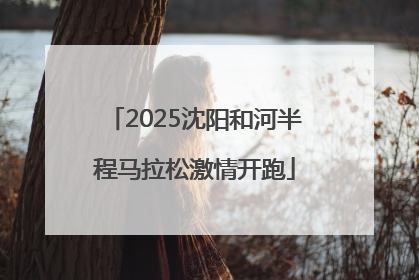 2025沈阳和河半程马拉松激情开跑